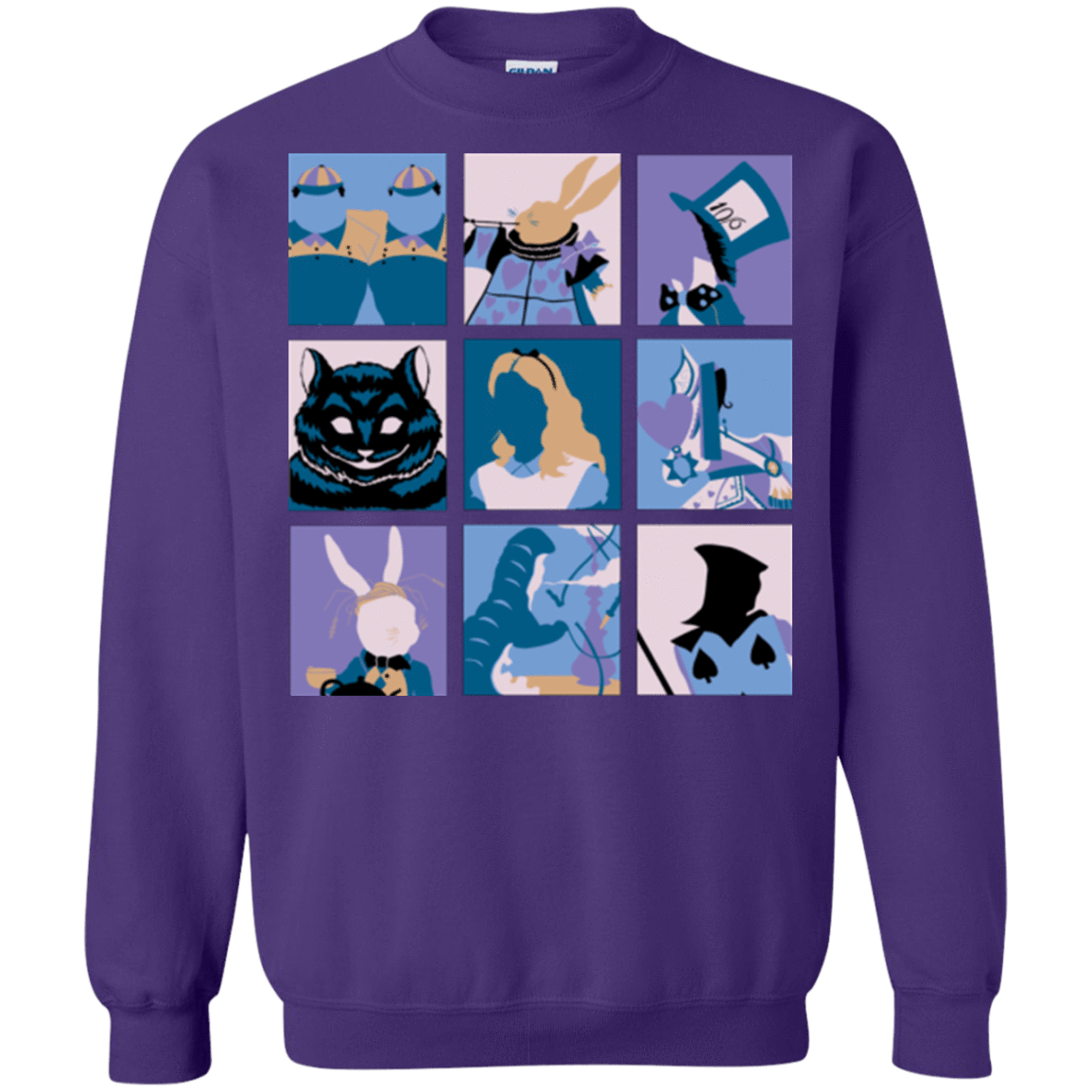 Sweatshirts Purple / Small Alice Pop Crewneck Sweatshirt