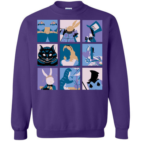 Sweatshirts Purple / Small Alice Pop Crewneck Sweatshirt