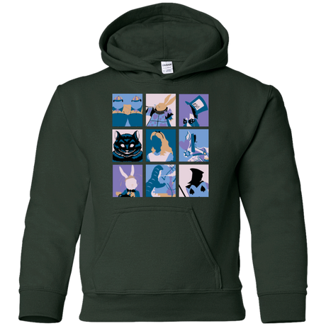 Sweatshirts Forest Green / YS Alice Pop Youth Hoodie