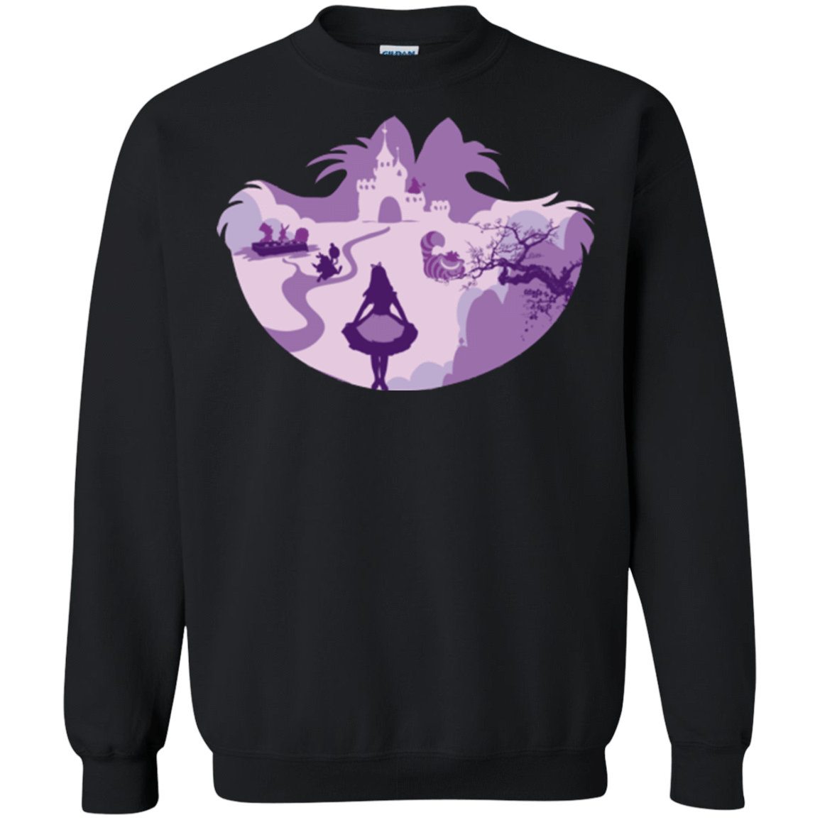 Sweatshirts Black / Small Alice Portrait Pop Crewneck Sweatshirt