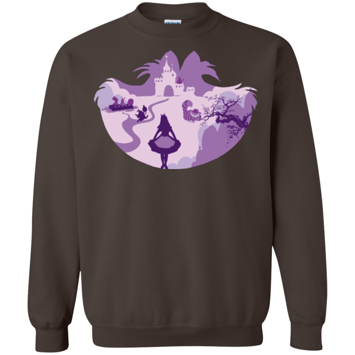 Sweatshirts Dark Chocolate / Small Alice Portrait Pop Crewneck Sweatshirt