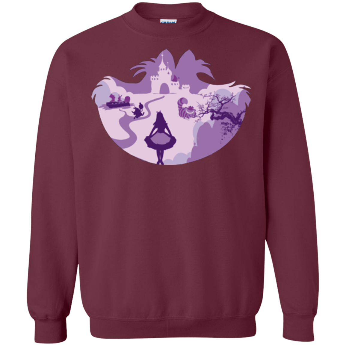 Sweatshirts Maroon / Small Alice Portrait Pop Crewneck Sweatshirt