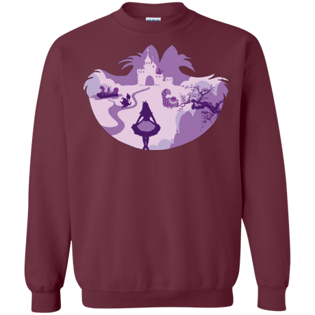 Sweatshirts Maroon / Small Alice Portrait Pop Crewneck Sweatshirt