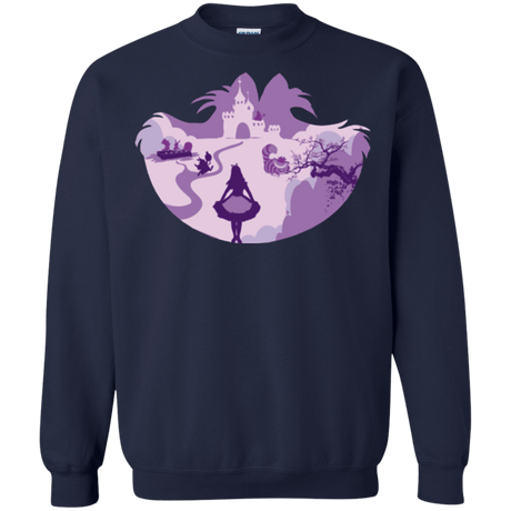 Sweatshirts Navy / Small Alice Portrait Pop Crewneck Sweatshirt