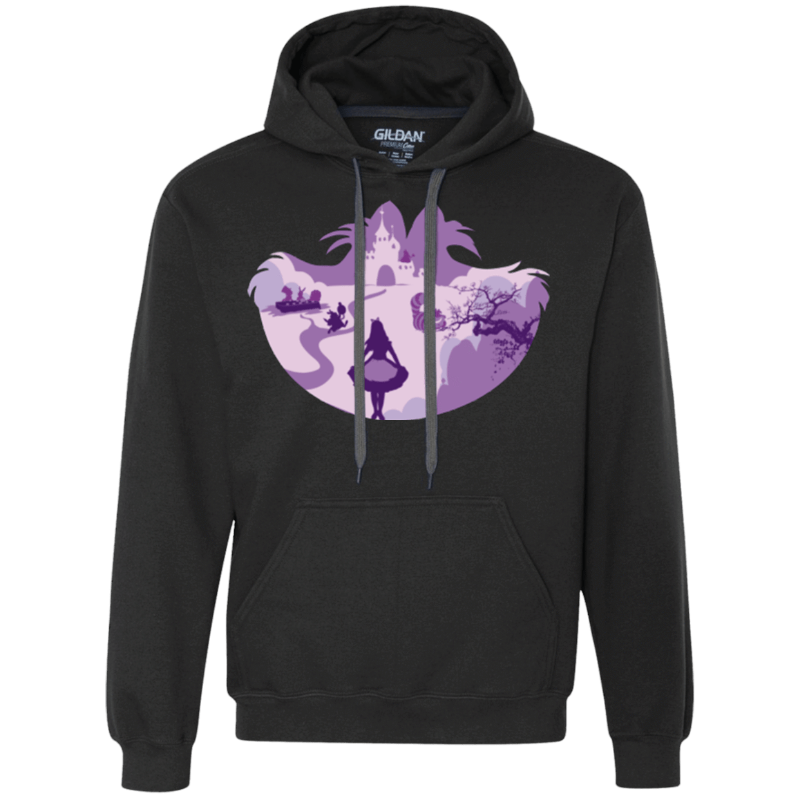 Sweatshirts Black / Small Alice Portrait Pop Premium Fleece Hoodie