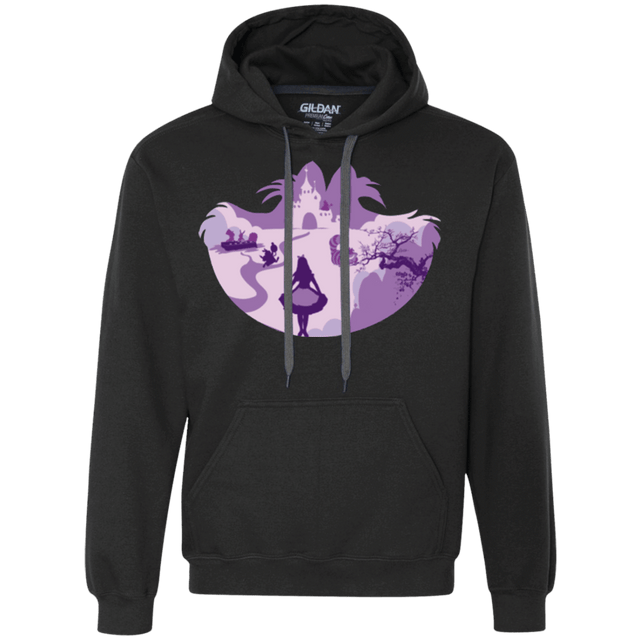 Sweatshirts Black / Small Alice Portrait Pop Premium Fleece Hoodie