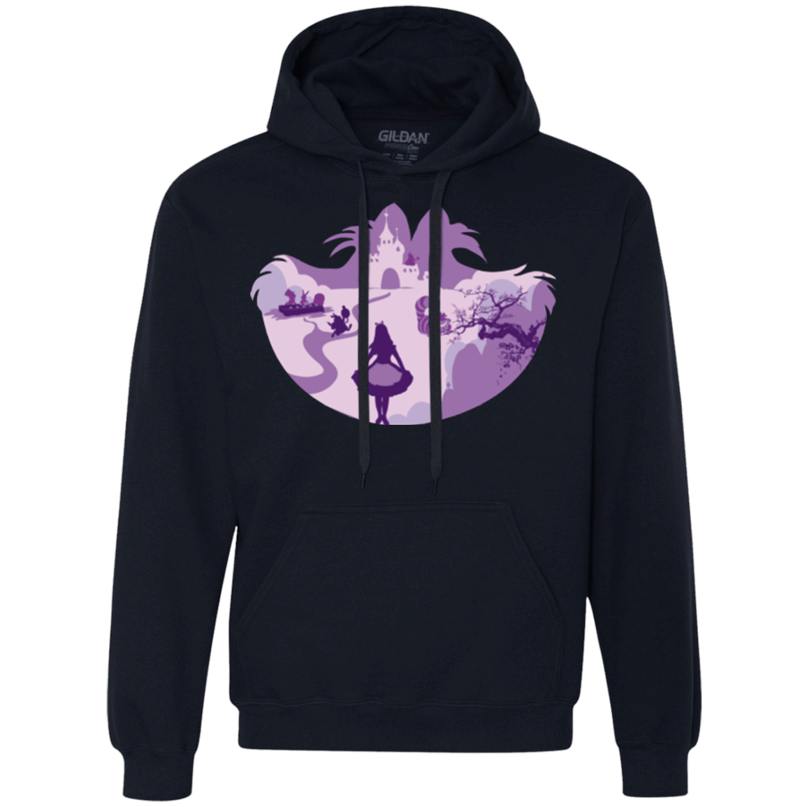 Sweatshirts Navy / Small Alice Portrait Pop Premium Fleece Hoodie