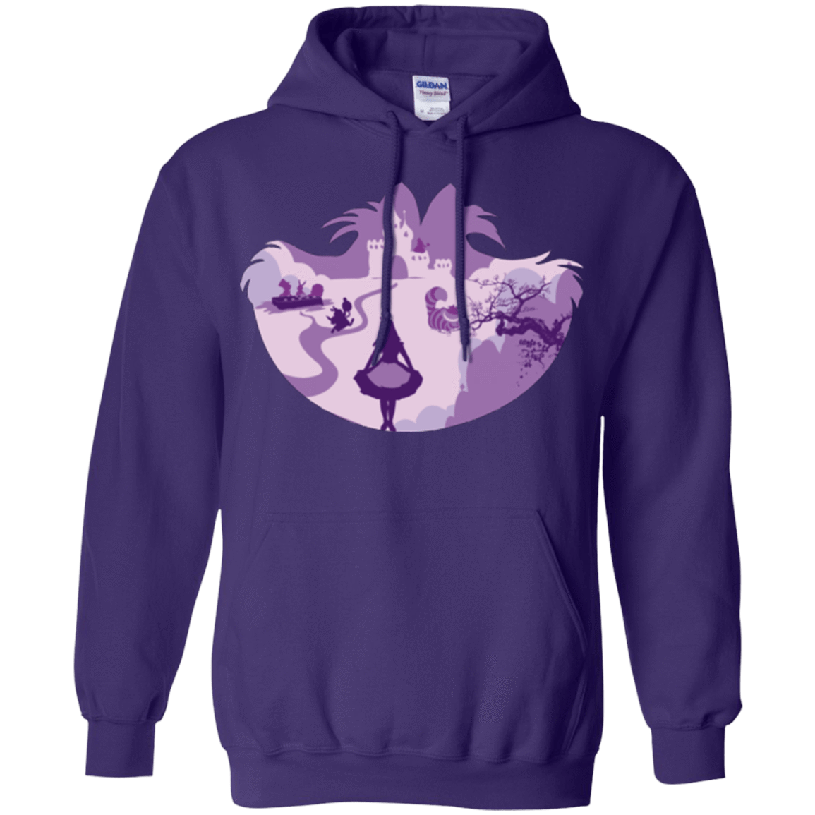 Sweatshirts Purple / Small Alice Portrait Pop Pullover Hoodie