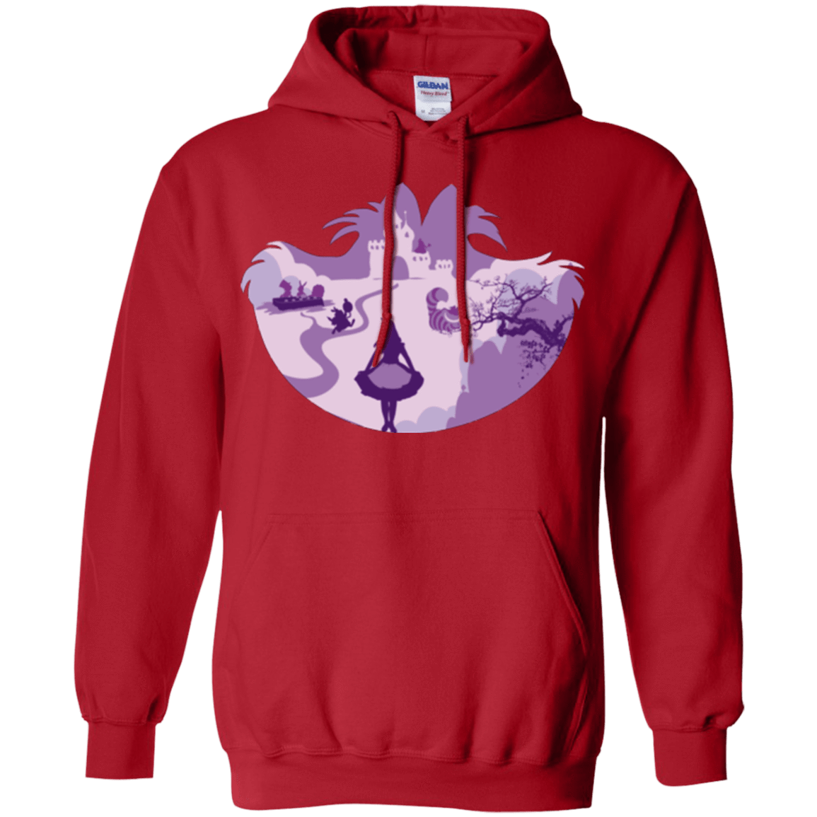 Sweatshirts Red / Small Alice Portrait Pop Pullover Hoodie