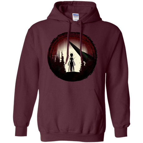 Sweatshirts Maroon / S Alien Armor Pullover Hoodie