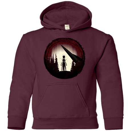 Sweatshirts Maroon / YS Alien Armor Youth Hoodie