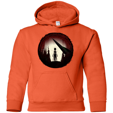 Sweatshirts Orange / YS Alien Armor Youth Hoodie