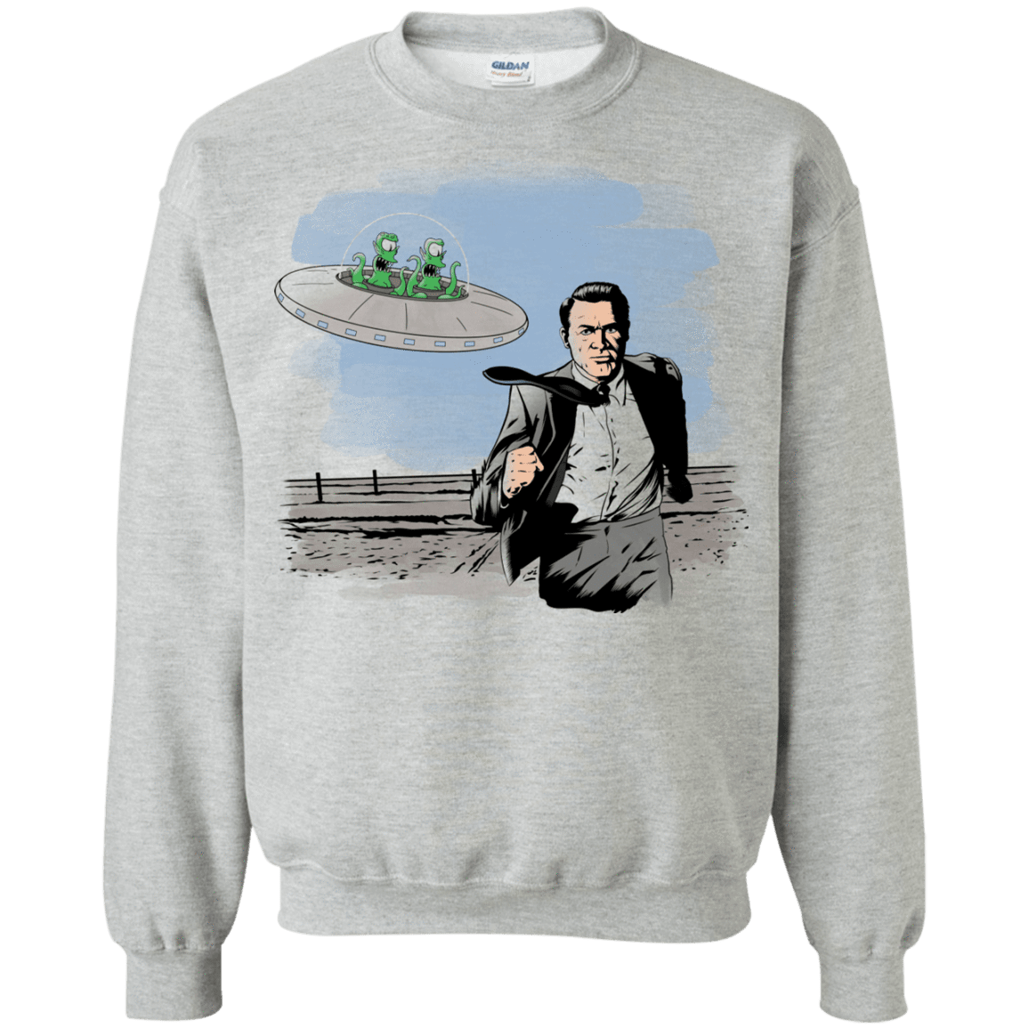 Alien Attack Crewneck Sweatshirt