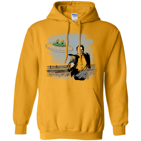 Sweatshirts Gold / Small Alien Attack Pullover Hoodie