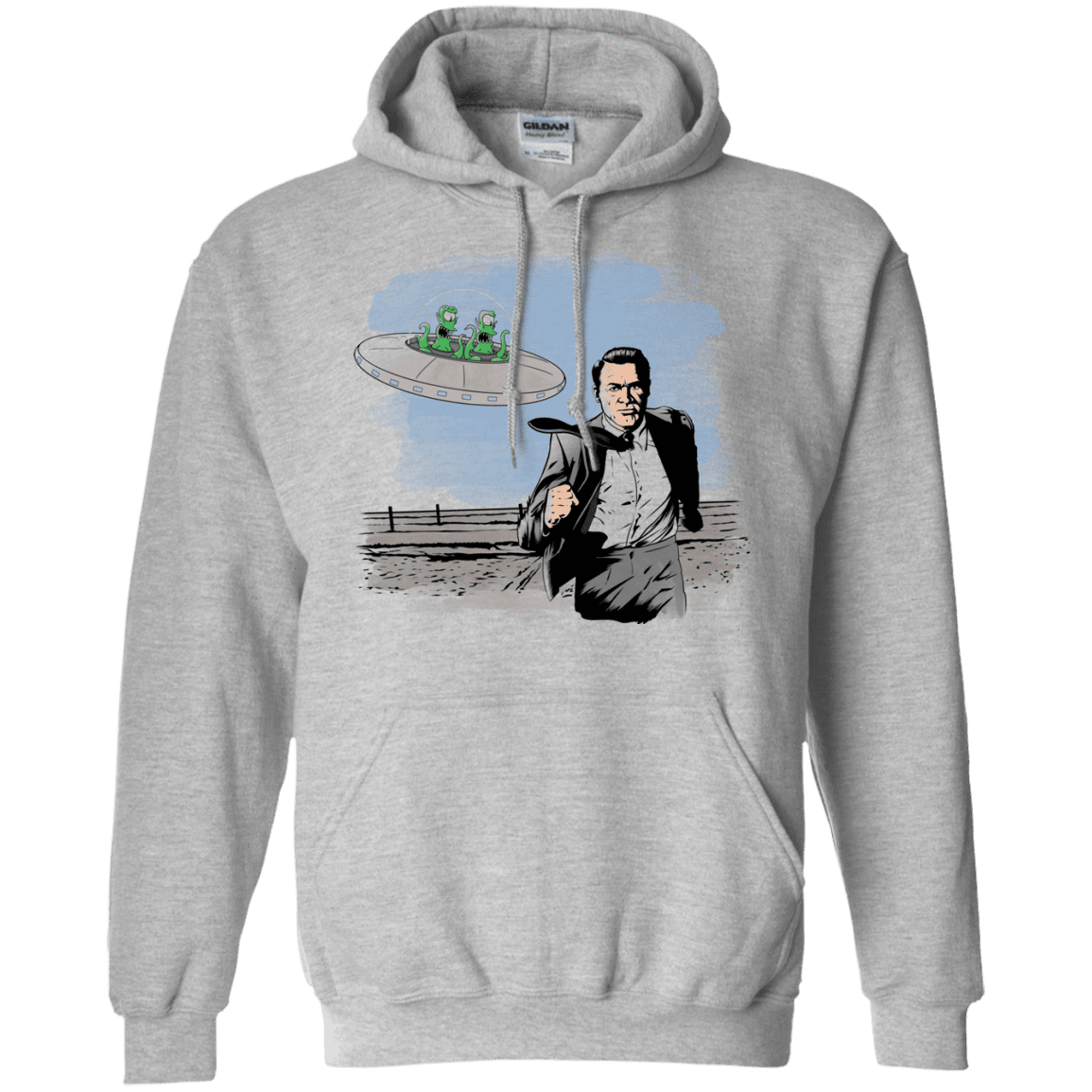 Alien Attack Pullover Hoodie