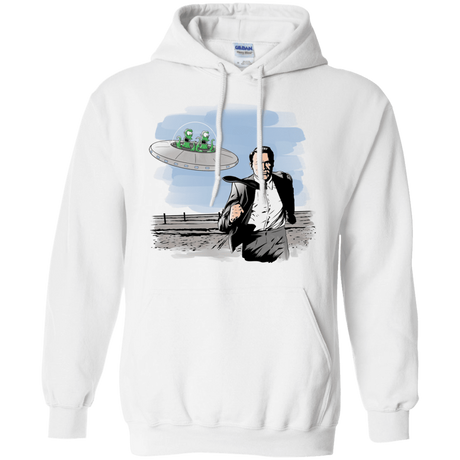 Sweatshirts White / Small Alien Attack Pullover Hoodie