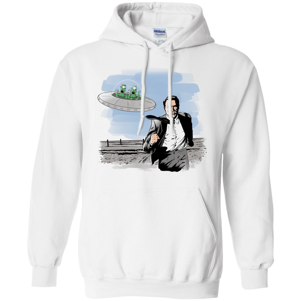 Alien Attack Pullover Hoodie