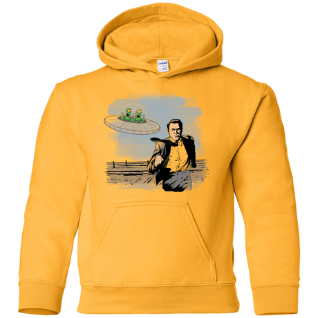Sweatshirts Gold / YS Alien Attack Youth Hoodie