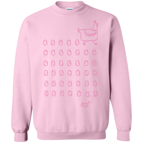 Sweatshirts Light Pink / Small Alien Chicken Crewneck Sweatshirt