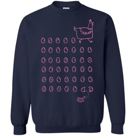 Sweatshirts Navy / Small Alien Chicken Crewneck Sweatshirt