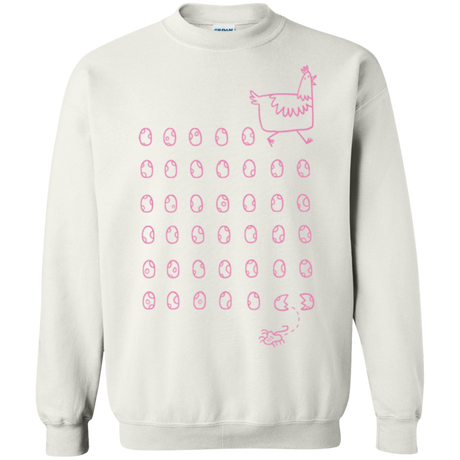 Sweatshirts White / Small Alien Chicken Crewneck Sweatshirt