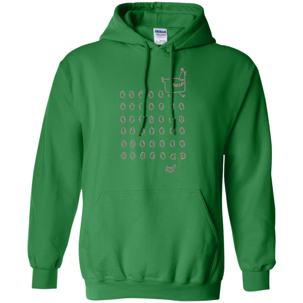 Sweatshirts Irish Green / Small Alien Chicken Pullover Hoodie