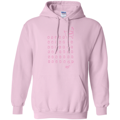 Sweatshirts Light Pink / Small Alien Chicken Pullover Hoodie