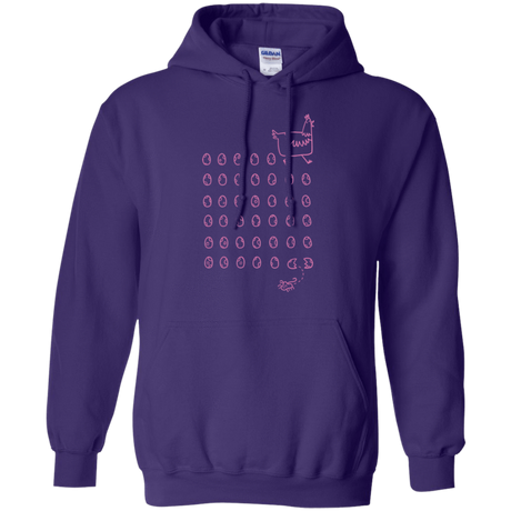 Sweatshirts Purple / Small Alien Chicken Pullover Hoodie