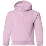 Sweatshirts Light Pink / YS Alien Chicken Youth Hoodie