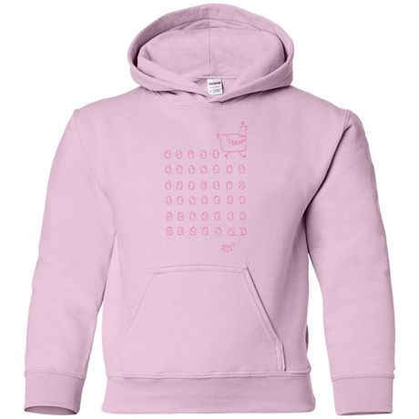 Sweatshirts Light Pink / YS Alien Chicken Youth Hoodie