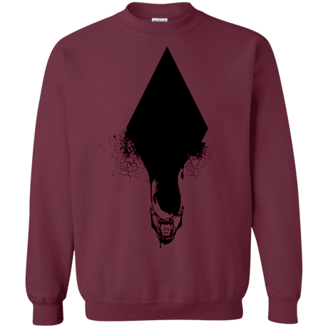 Sweatshirts Maroon / S Alien Crewneck Sweatshirt