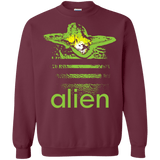 Sweatshirts Maroon / S Alien Crewneck Sweatshirt