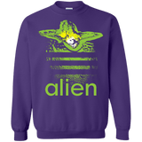 Sweatshirts Purple / S Alien Crewneck Sweatshirt