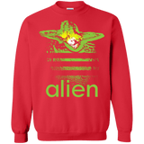 Sweatshirts Red / S Alien Crewneck Sweatshirt