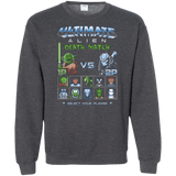 Sweatshirts Dark Heather / Small Alien Death Match Crewneck Sweatshirt