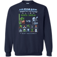 Sweatshirts Navy / Small Alien Death Match Crewneck Sweatshirt