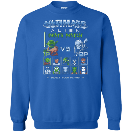 Sweatshirts Royal / Small Alien Death Match Crewneck Sweatshirt