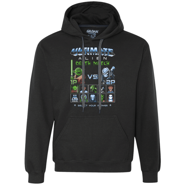 Sweatshirts Black / Small Alien Death Match Premium Fleece Hoodie