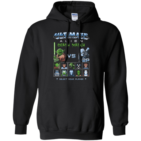 Sweatshirts Black / Small Alien Death Match Pullover Hoodie