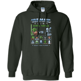 Sweatshirts Forest Green / Small Alien Death Match Pullover Hoodie