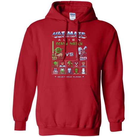 Sweatshirts Red / Small Alien Death Match Pullover Hoodie