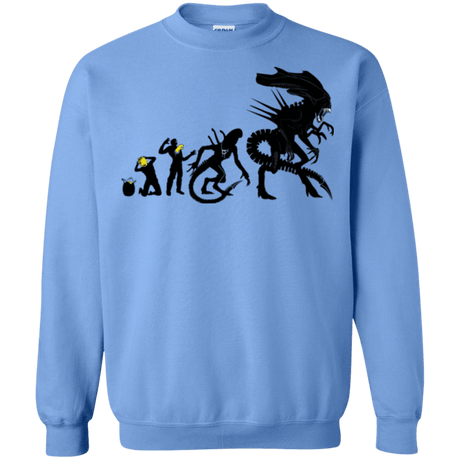 Sweatshirts Carolina Blue / Small Alien Evolution Crewneck Sweatshirt