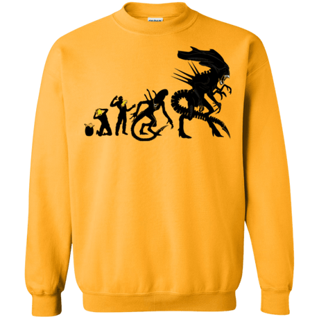 Sweatshirts Gold / Small Alien Evolution Crewneck Sweatshirt