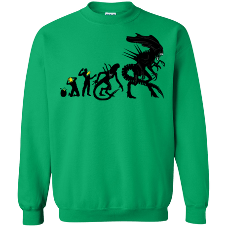Sweatshirts Irish Green / Small Alien Evolution Crewneck Sweatshirt