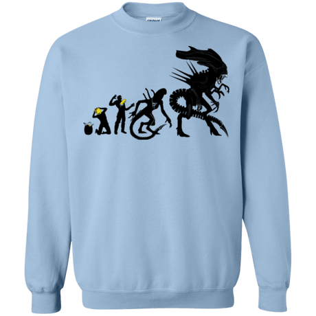 Sweatshirts Light Blue / Small Alien Evolution Crewneck Sweatshirt