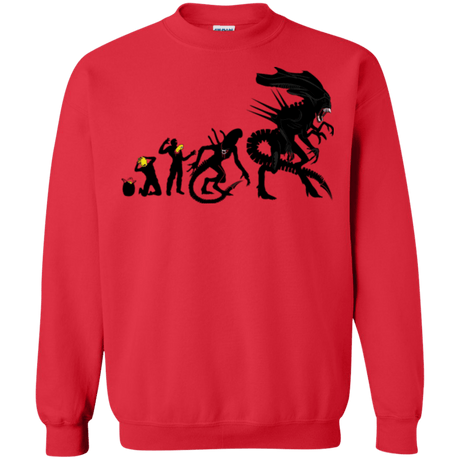 Sweatshirts Red / Small Alien Evolution Crewneck Sweatshirt