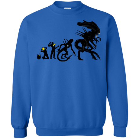 Sweatshirts Royal / Small Alien Evolution Crewneck Sweatshirt