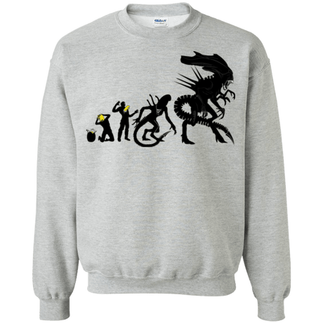 Sweatshirts Sport Grey / Small Alien Evolution Crewneck Sweatshirt