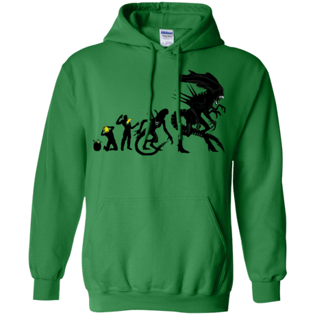 Sweatshirts Irish Green / Small Alien Evolution Pullover Hoodie