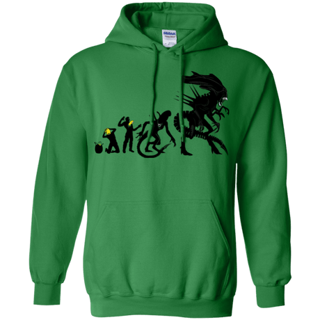 Sweatshirts Irish Green / Small Alien Evolution Pullover Hoodie